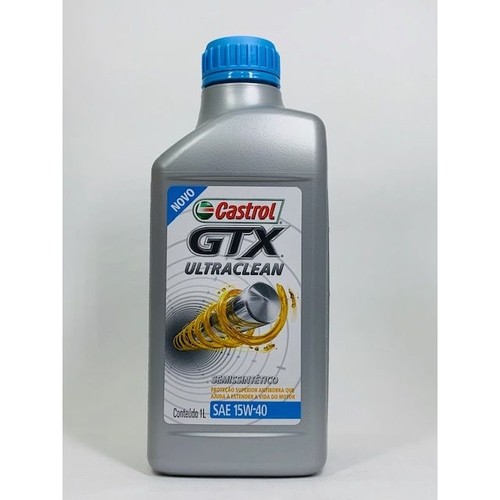 Oleo Castrol Gtx Ultraclean 15w40 Semissintético 1 Litro Shopee Brasil