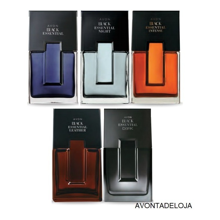 Kit C Perfumes Masculinos Avon Black Essential Black Essential