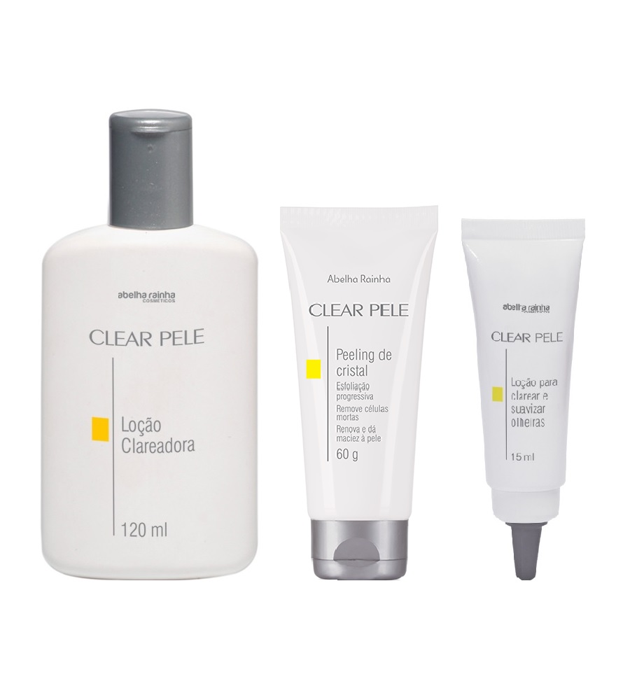 Kit Loção Clareadora Facial Peeling De Cristal Loção Para Clarear E