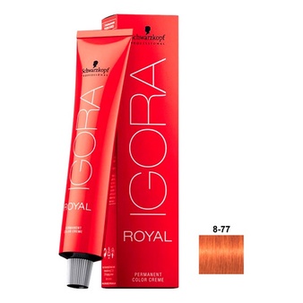 Schwarzkopf Igora Royal HD 8 77 Louro Claro Cobre Extra 60g