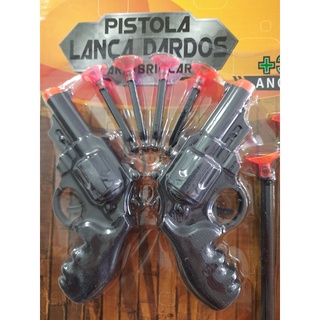 ARMAS LANÇA DARDOS COLEÇÃO DE ARMINHAS BRINQUEDO PISTOLA POLICIAL