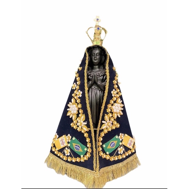 Imagem Nossa Senhora Aparecida Réplica Da Original 30cm Shopee Brasil