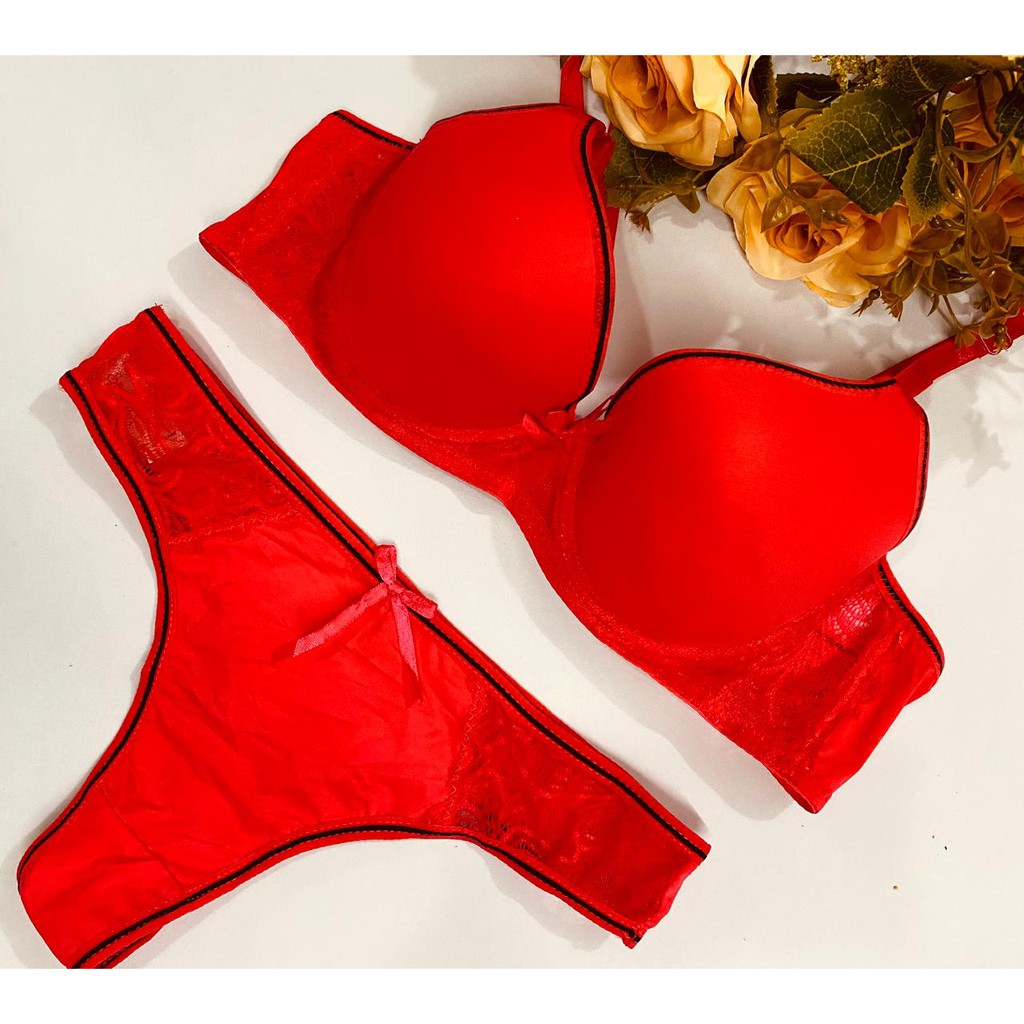 Conjunto Lingerie Calcinha e Sutiã BOJO ATACADO REVENDA CORES