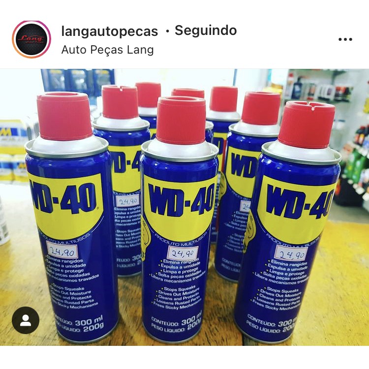 ÓLEO DESENGRIPANTE Spray Wd40 WD 40 Produto Multiusos Desengripa