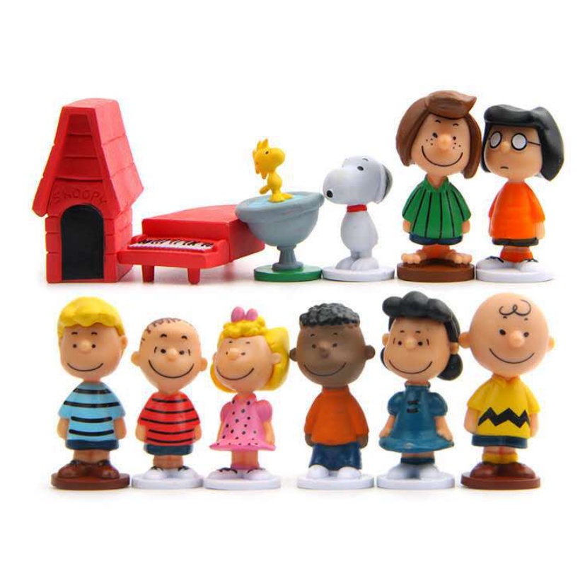 Boneco Miniatura Charlie Brown Snoopy Pronta Entrega Peanuts Shopee