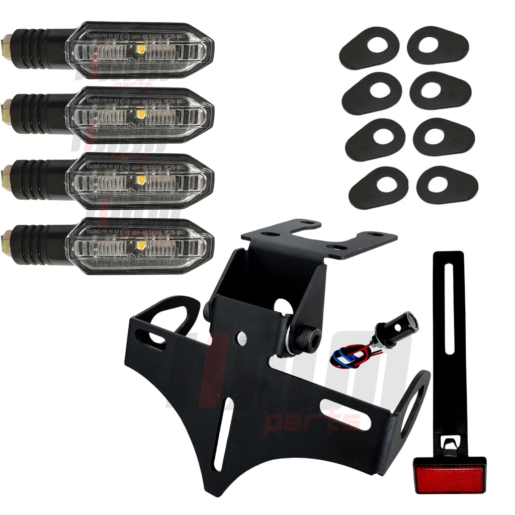 Eliminador De Rabeta Articulado Fazer Kit Piscas Led