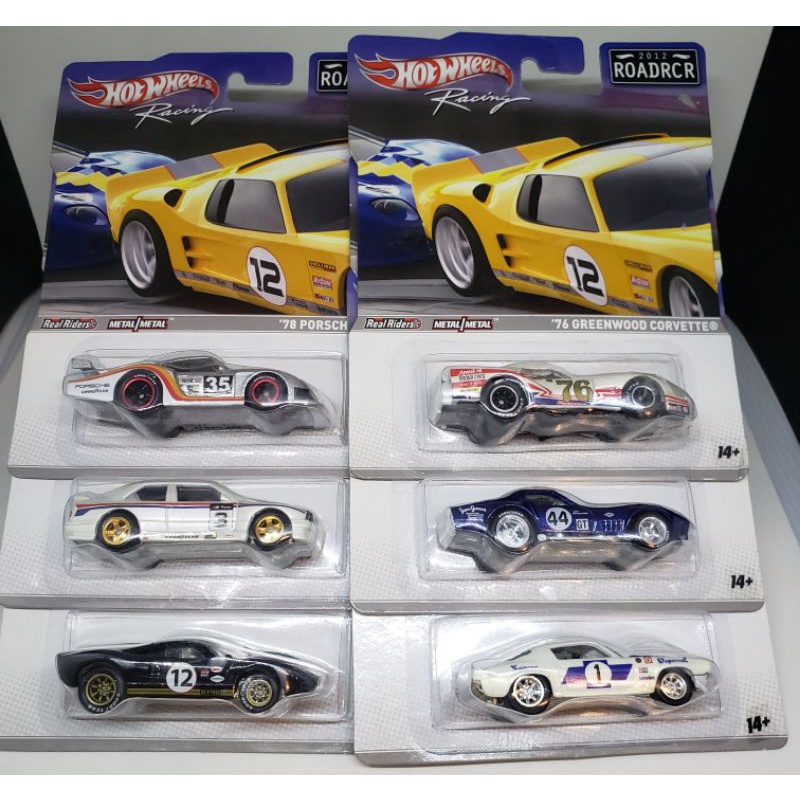 Hot Wheels Racing RoadRCR Set Miniaturas BMW Porsche
