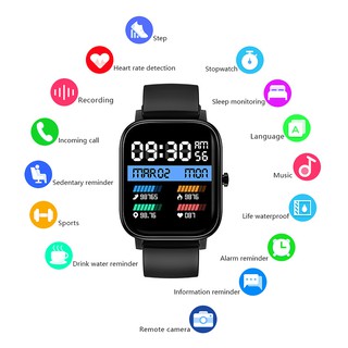 Smartwatch P Bluetooth Chama Resposta Rel Gio Inteligente Masculino