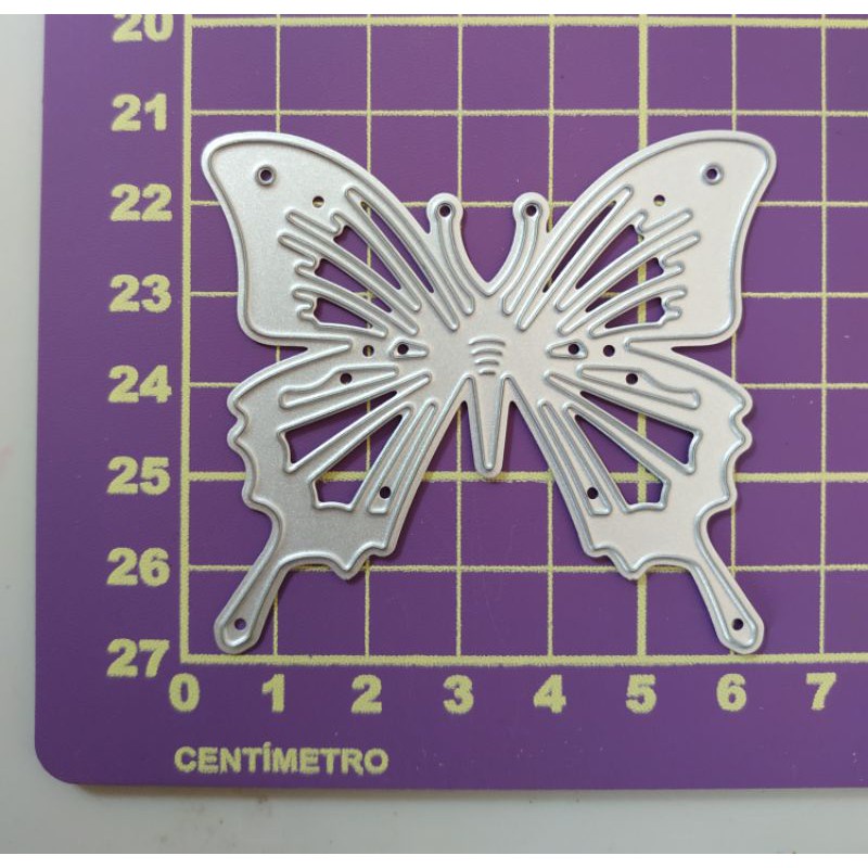 Faquinha Eva Matriz Corte Metal Scrapbook Ffau Borboleta