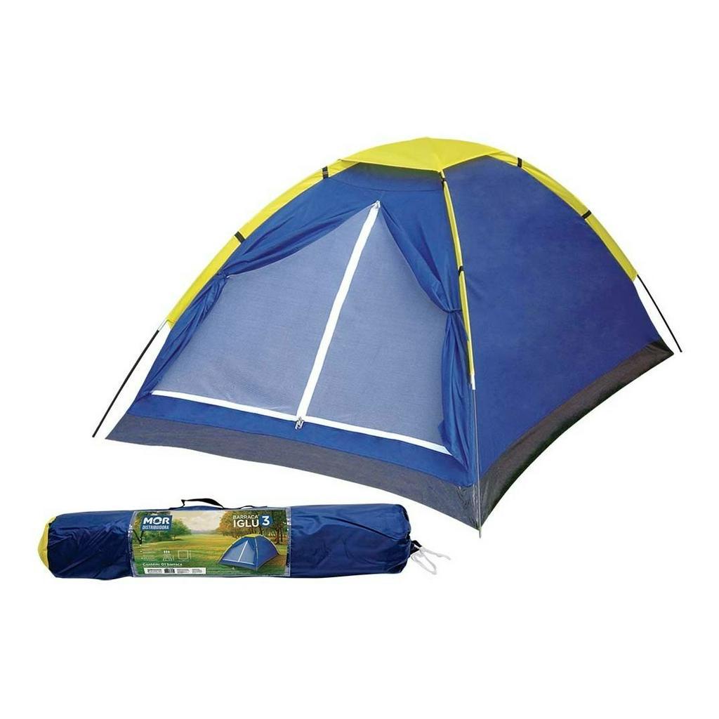 Barraca 4 Lugares Pessoas Camping Mor Iglu Acampamento Shopee Brasil