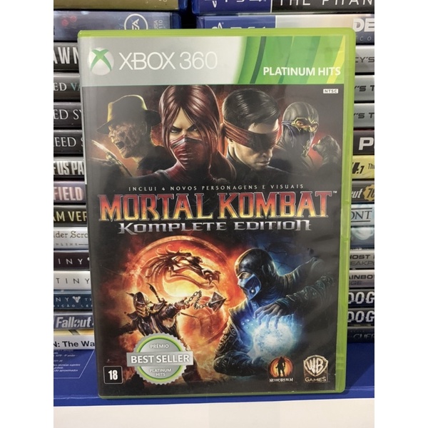 Mortal Kombat Komplete Edition M Dia F Sica Shopee Brasil