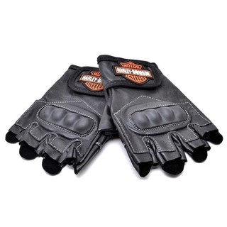 Luva Em Couro Motociclista Harley Davidson Shopee Brasil