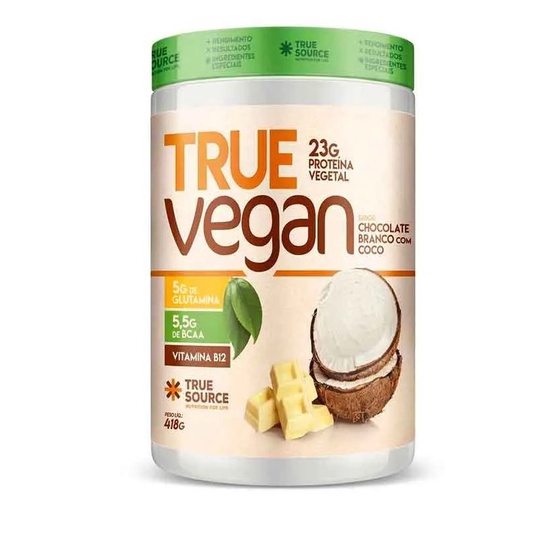 Whey Protein Vegano True Vegan 418g True Source Shopee Brasil