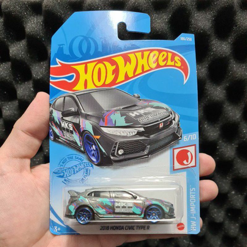 Hot Wheels 2018 Honda Civic Type R Shopee Brasil