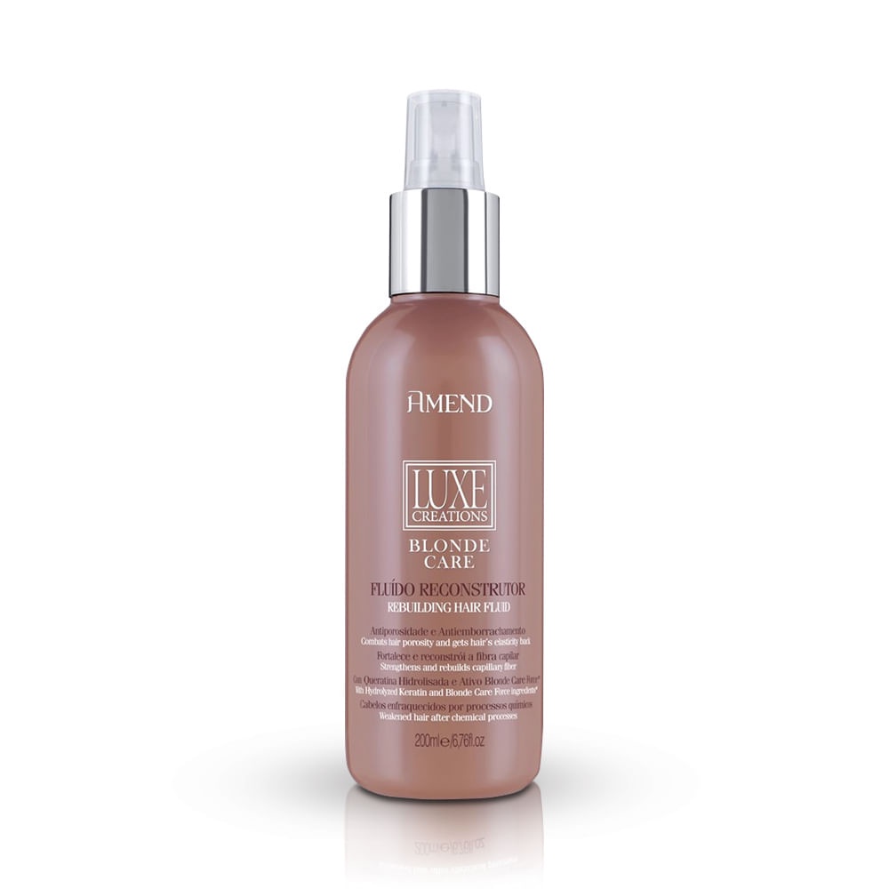 Amend Fluído Antiemborrachamento Luxe Blonde Care 180ml Shopee Brasil