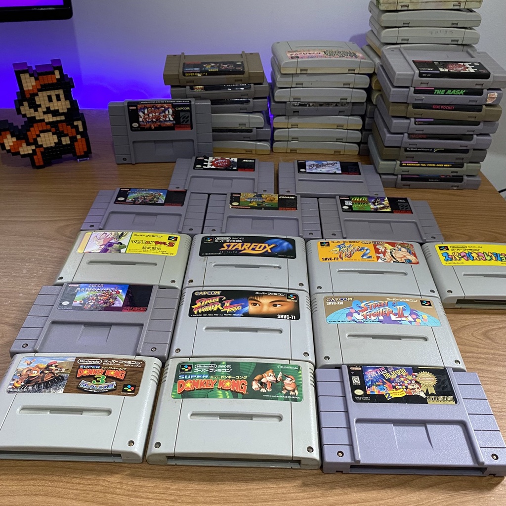 Jogos Super Nintendo Original Fita De Super Nintendo Jogos De SNES