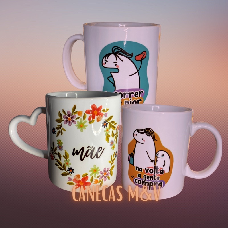 Canecas De Porcelana Personalizadas Do Seu Jeito Shopee Brasil