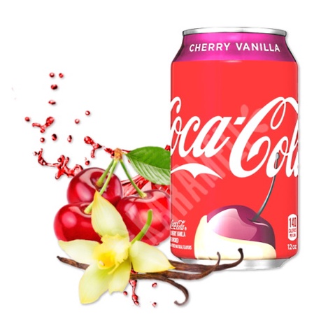 Coca Cola Cherry Vanilla Lata 355ml Refrigerante Importado