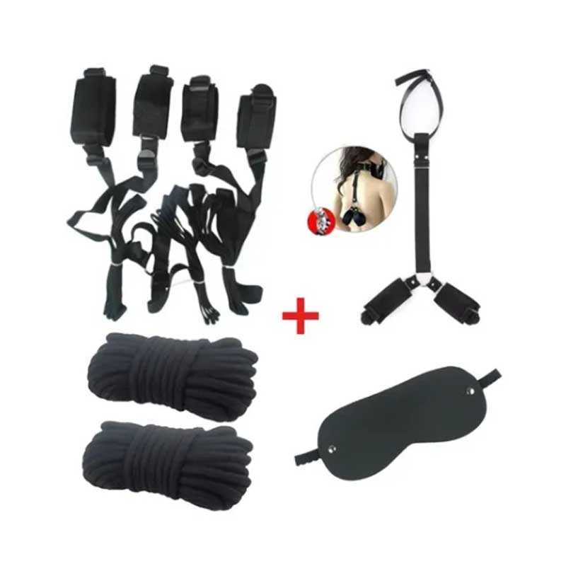 Super Kit Algema Cinta Para Amarrar A Pessoa Na Cama Bdsm Shopee Brasil