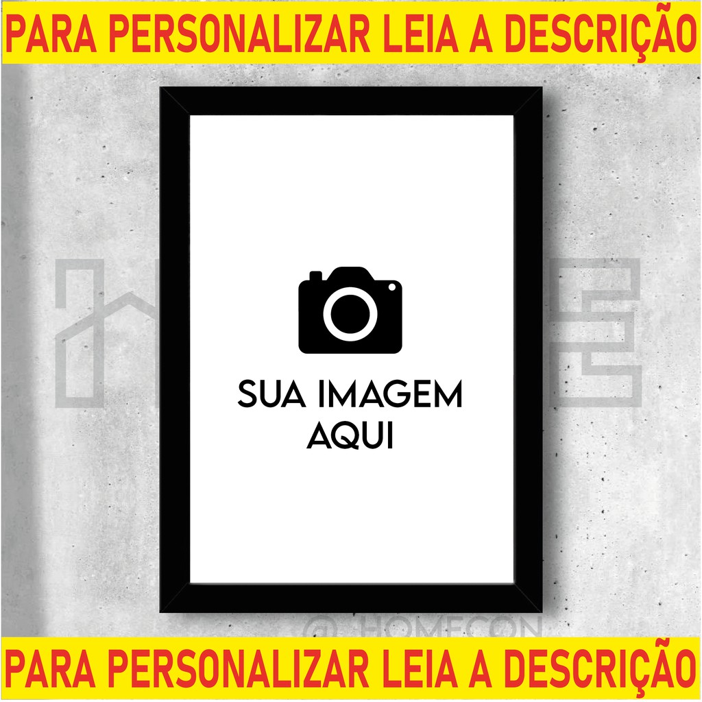 Quadro Decorativo Em MDF Personalizado Sua Arte Imagem Ou Foto Placa