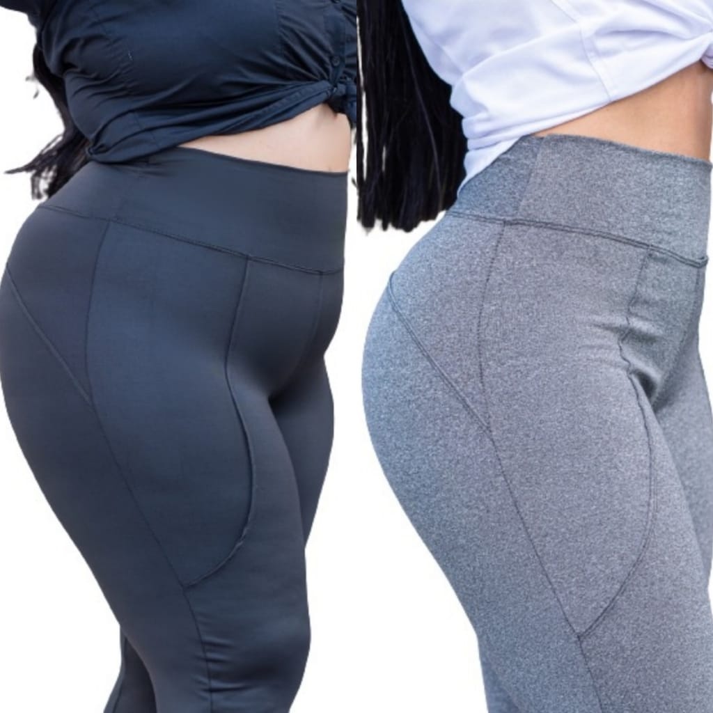 Legging Plus Size Levanta Bumbum E Cintura Alta Suplex Grossa Do M Ao