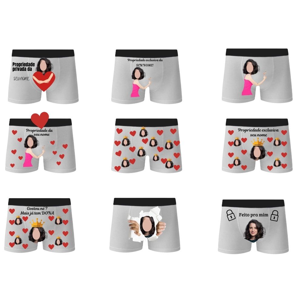 Cueca Personalizada Foto Shopee Brasil