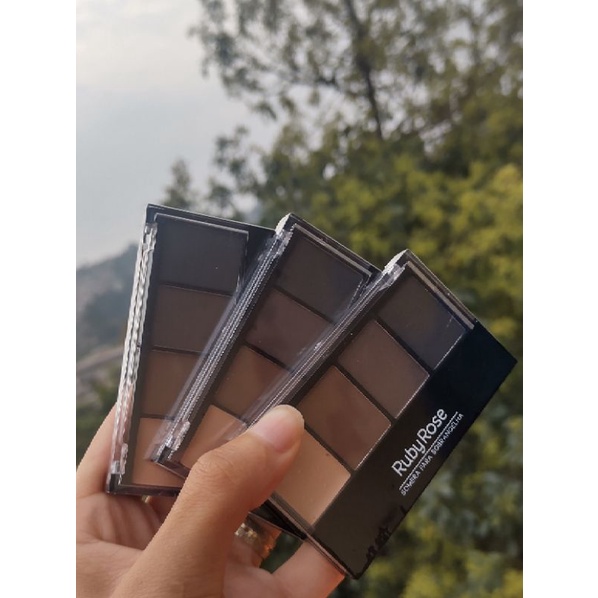 Trio De Sombra Para Sobrancelha Ruby Rose Shopee Brasil