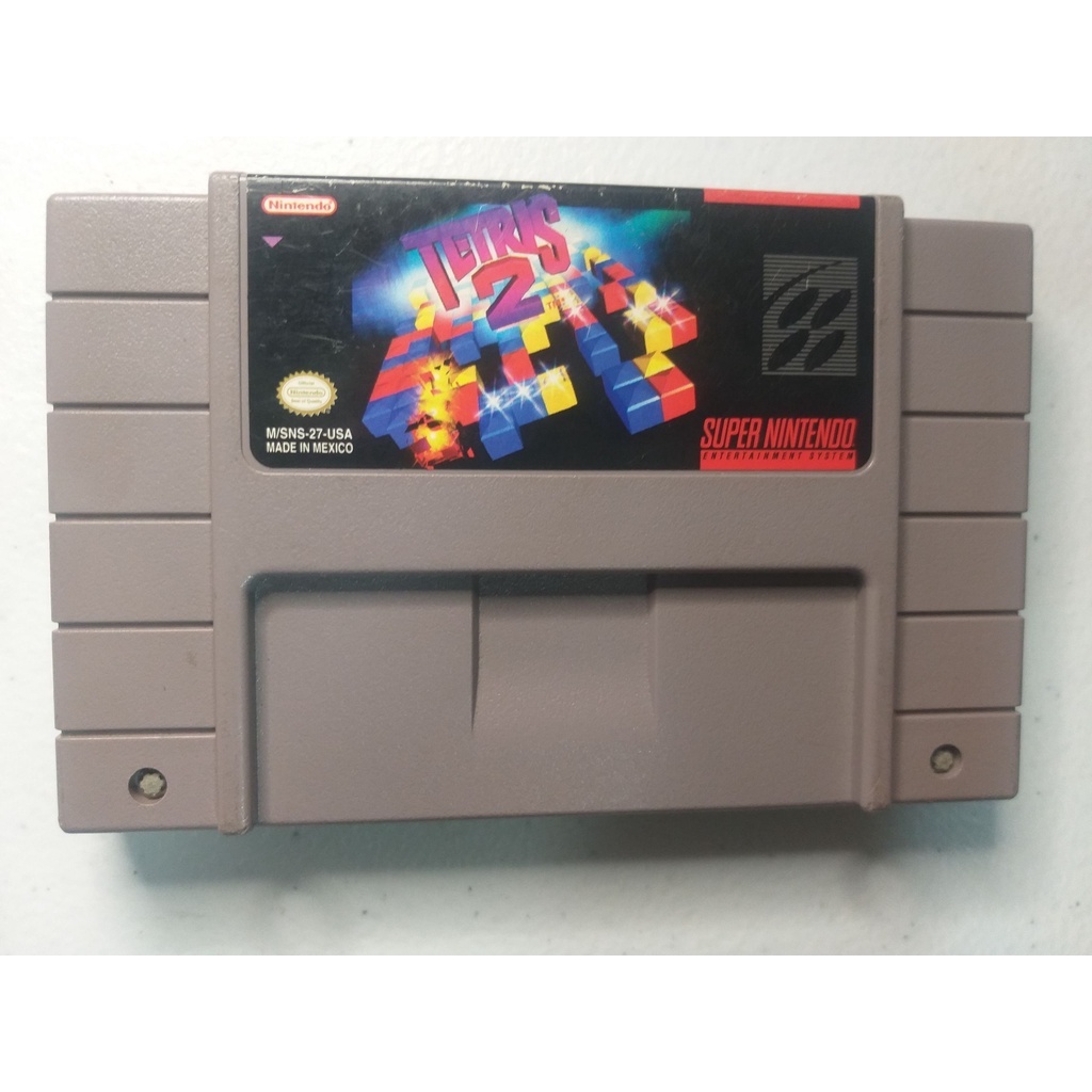 Tetris 2 Original Snes Super Nintendo Shopee Brasil