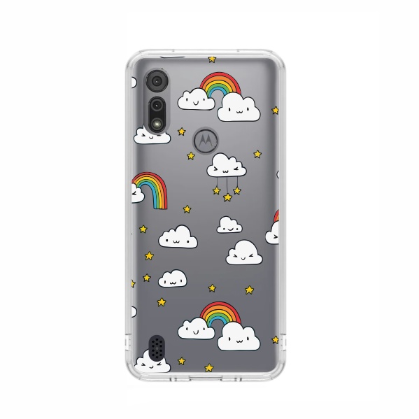 Capa De Celular Capinha Moto E S Personalizada Nuvens Shopee Brasil