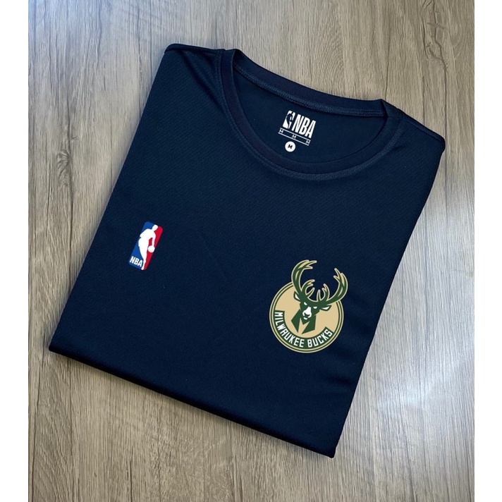 Camisa Camiseta Nba Milwaukee Bucks Dry Fit Basquete Academia Treino