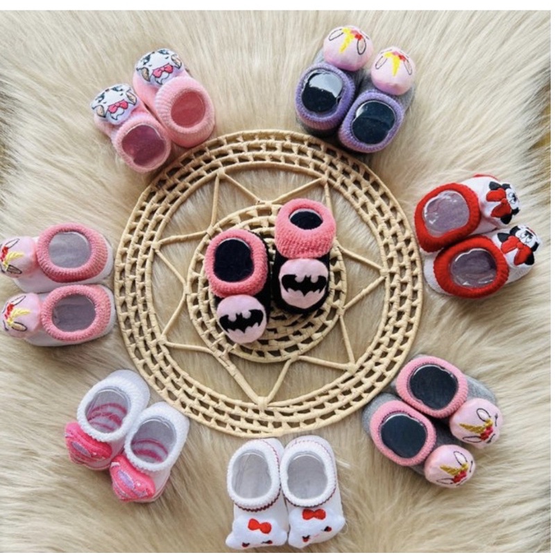 Meia D Bebe Pantufa Bichinho Kit Unidades Shopee Brasil