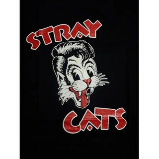 Camiseta Stray Cats Cat Logo Masculina Shopee Brasil