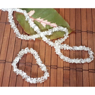 Pulseiras De Cascalho De Pedras Naturais Shopee Brasil