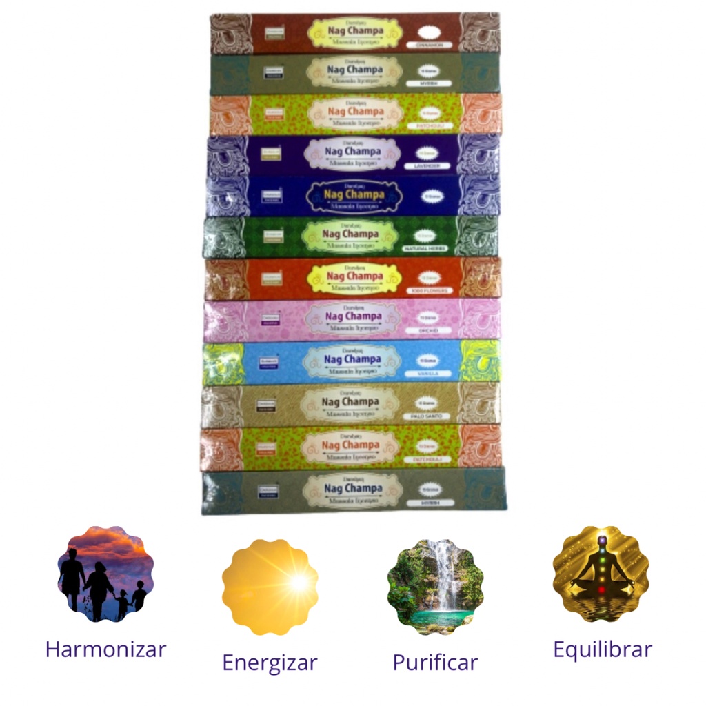 Incenso Nag Champa De Massala Darshan Escolha O Aroma Shopee Brasil