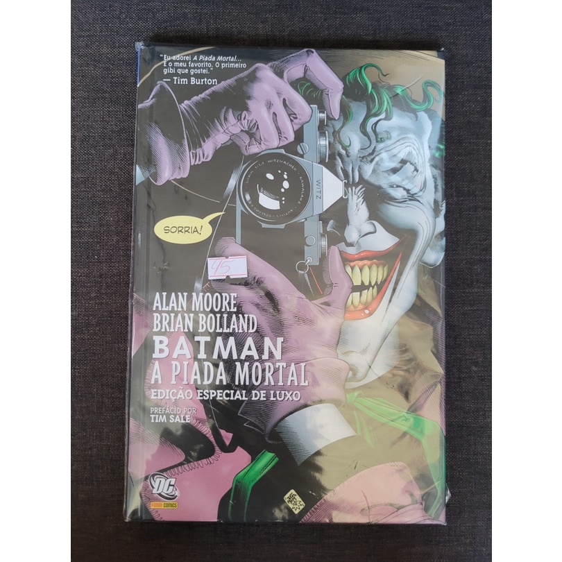 Batman A Piada Mortal Capa Dura Alan Moore Shopee Brasil