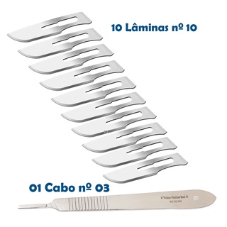 Lamina Para Podologia E Dermaplaning Unidades Cabo De Bisturi N