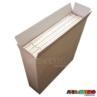 1 Cavalete De Madeira 50x80 Prateleira Para Mesa Home Office