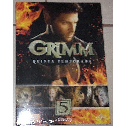 Dvd Grimm 5ª Temporada 5 Dvds C luva Lacrado Shopee Brasil