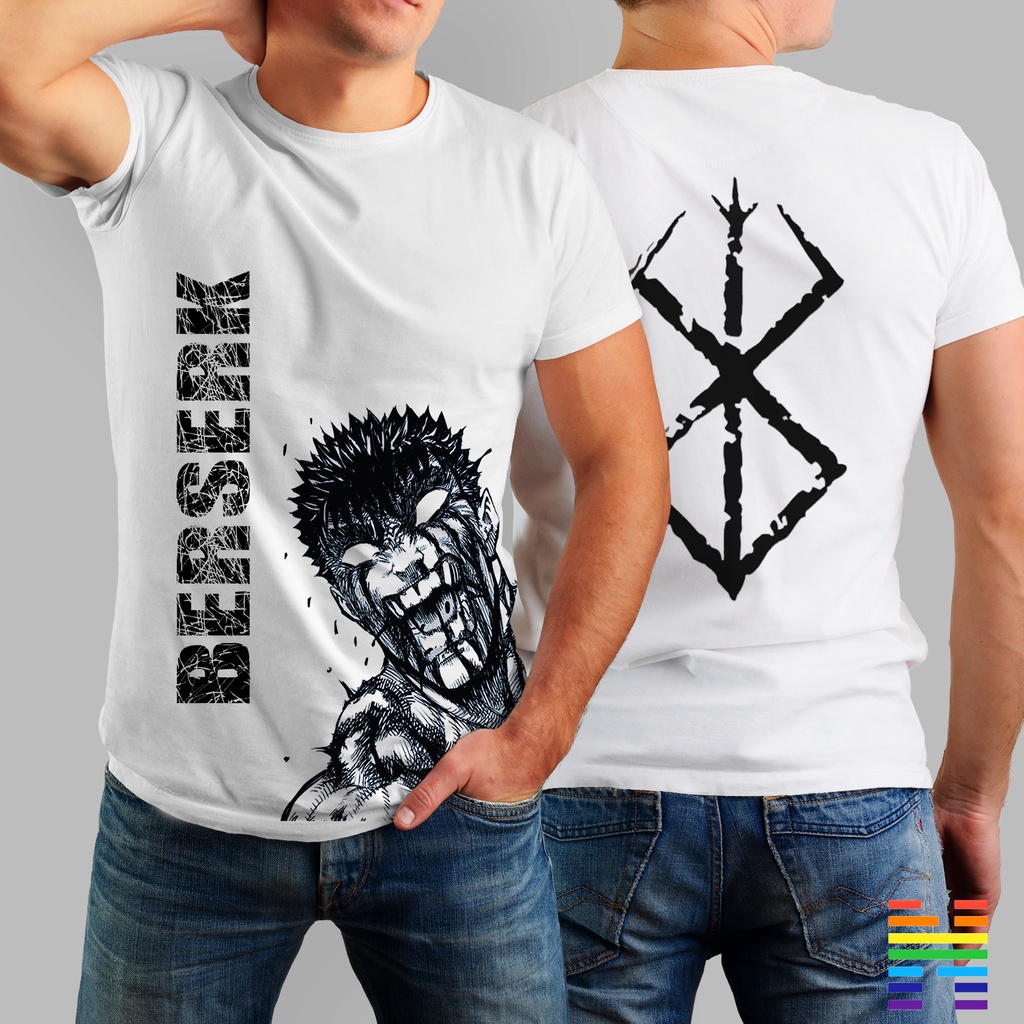 Camiseta Anime Berserk Guts Shopee Brasil