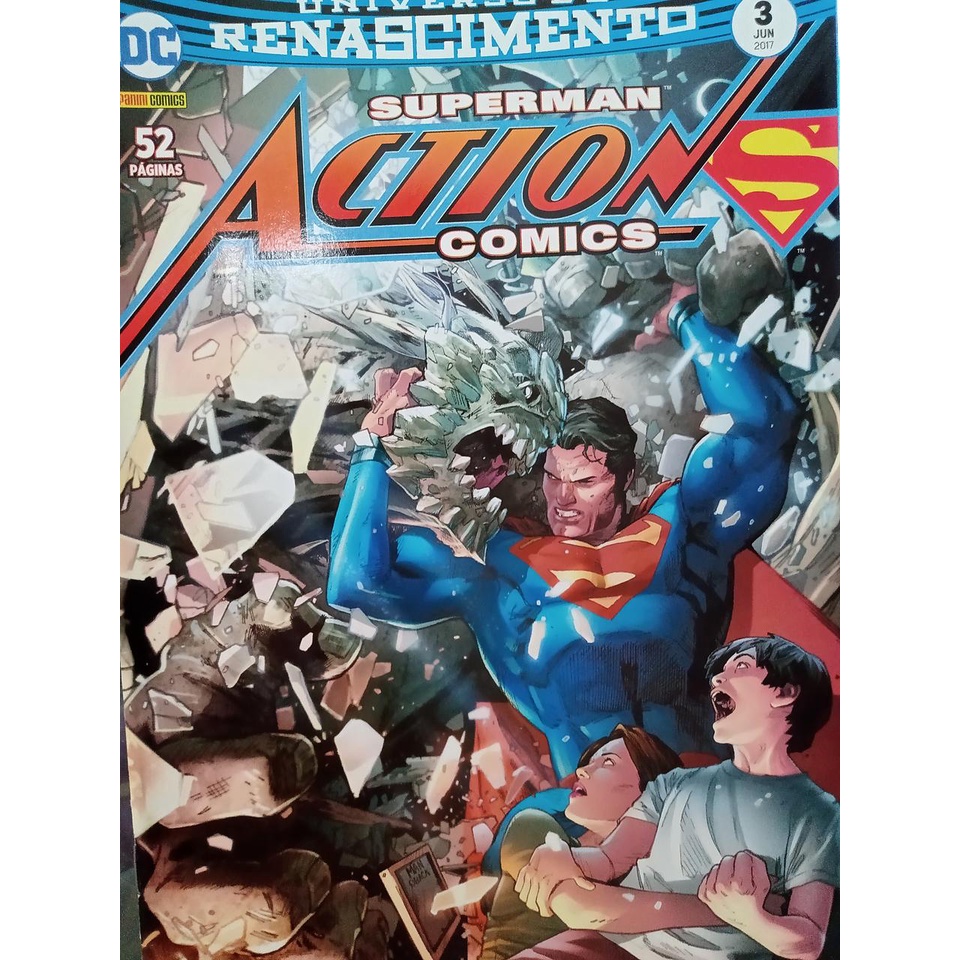 Universo Renascimento Superman Action Comics Shopee Brasil