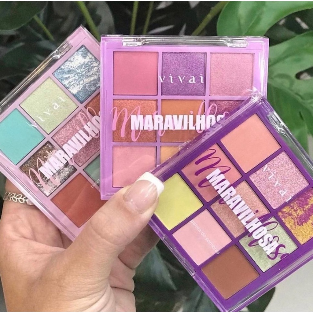 Paleta De Sombras Vivai MARAVILHOSA Shopee Brasil