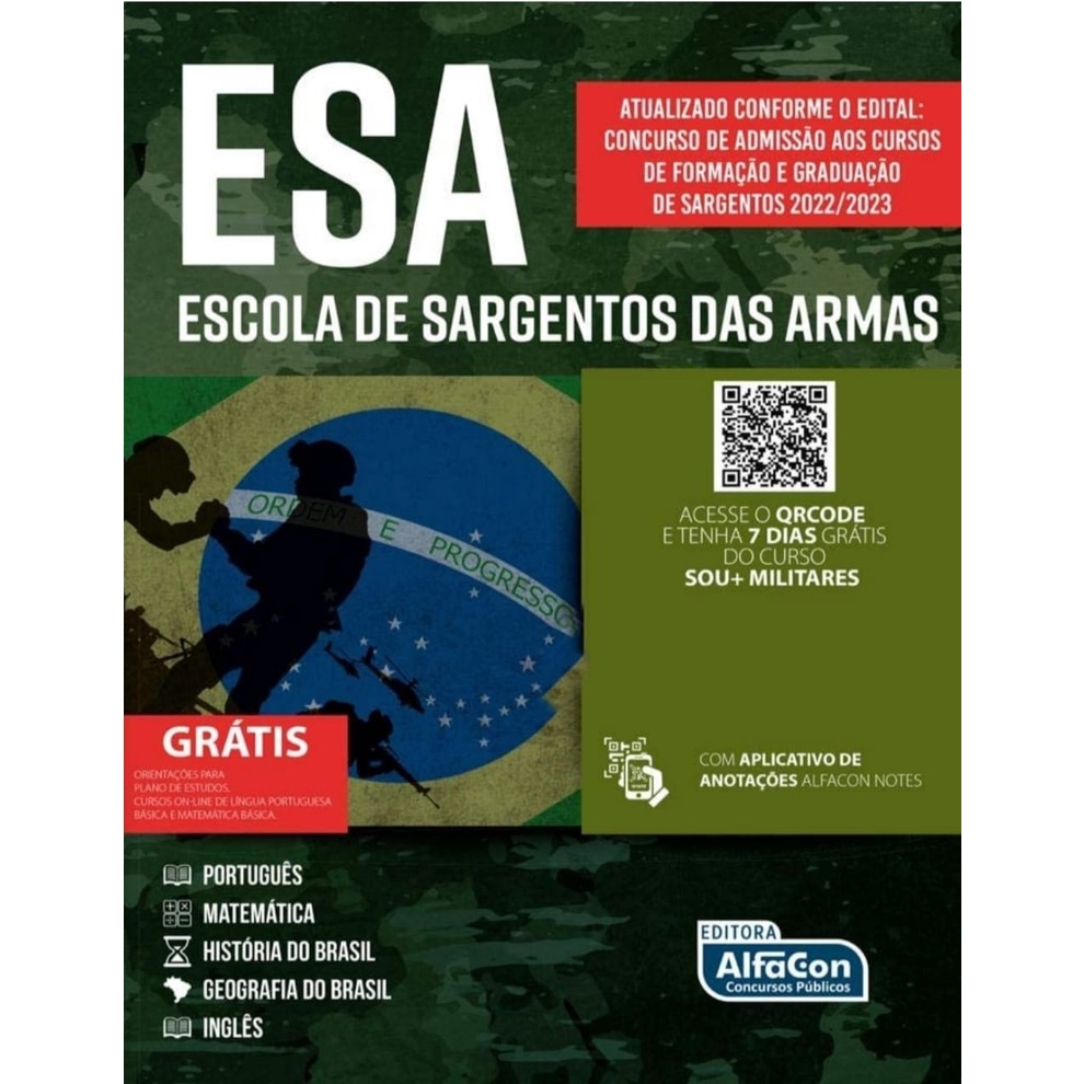 Apostila Escola De Sargentos Das Armas Esa Shopee Brasil