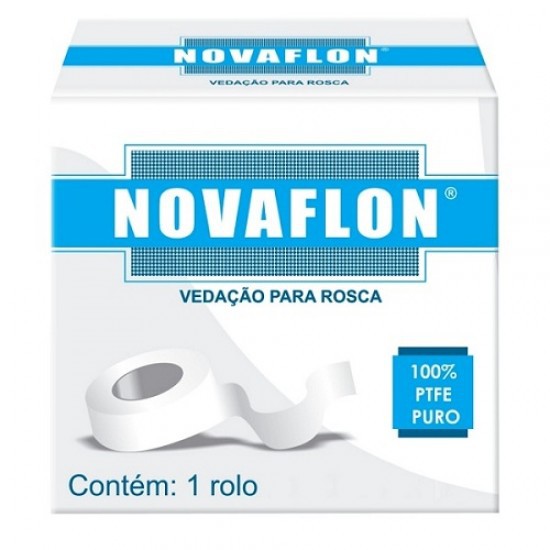 Kit 2 Fitas Veda Rosca 18MM 10M NOVAFLON Shopee Brasil