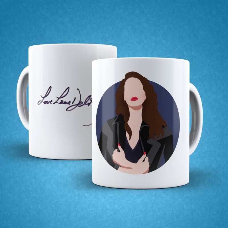 Caneca Lana Del Rey Handwriting Porcelana Shopee Brasil