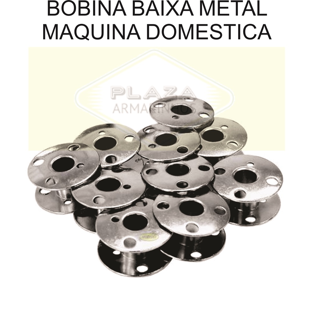 Bobina Metal Baixa Unidades Carretilha Metal Baixa Maquina Costura