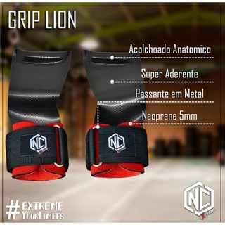 Luva Grip Pro Lion Nc Extreme Crossfit Protecao Mao Shopee Brasil