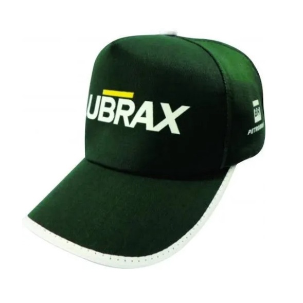 Bone Lubrax Petrobras Verde Aba Curva Brim Uniforme Profissional