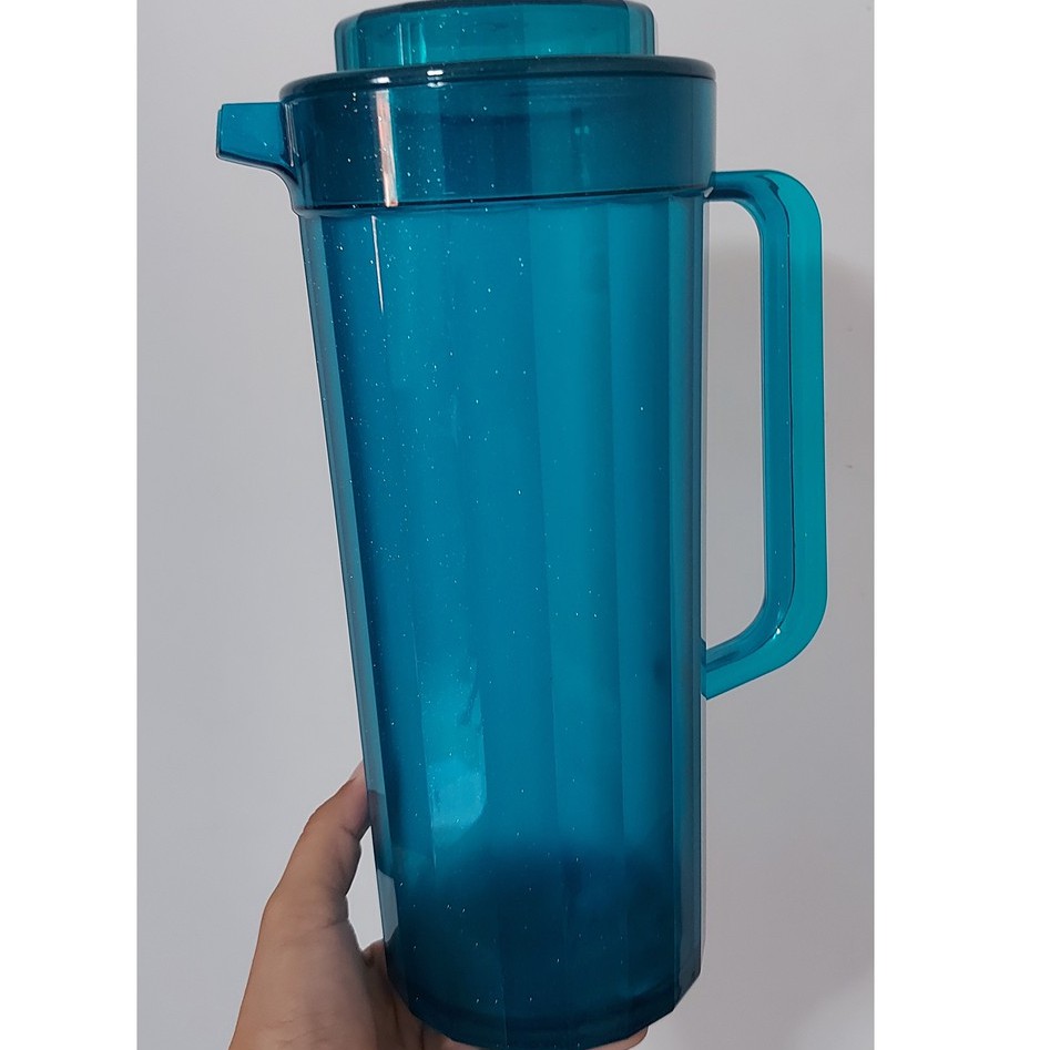 Jarra Premier Tupperware Em Policarbonato Verde Glitter 2 Litros