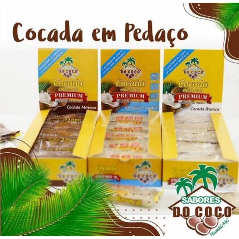 Cocada Sabores do coco Escorrega o Preço