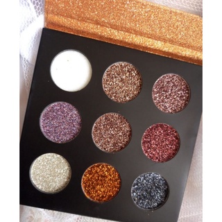 Paleta De Maquiagem Shine Glitter Cremoso Ruby Rose Shopee Brasil